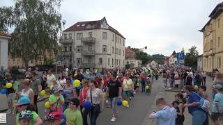 Festumzug Heidenauer Stadtfest mit über 1300 Mitwirkenden Händler Vereine Usw 🚒🚑 🚔 [upl. by Japha421]