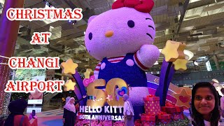 Festive Celebrations at Changi Airport  Christmas 2024  Sinhala 🇱🇰  Vlog 51  Singapore 🇸🇬 [upl. by Mariam930]