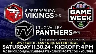 WVSSAC Class 1A Football Quarterfinals  Petersburg at Tug Valley [upl. by Wilda]