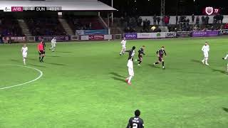 Arbroath vs Dunfermline Athletic  Match Highlights [upl. by Aerdnaed971]