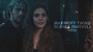 Maximoff Twins Scenes Age Of Ultron 1080p [upl. by Kenney137]