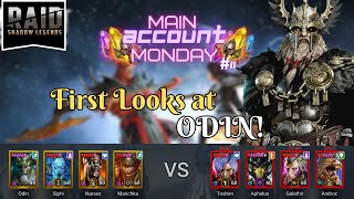 First looks at ODIN Raid Shadow Legends  Main Account Monday 11 [upl. by Felton790]