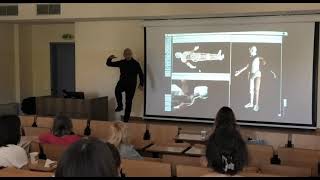 Stelarc  presentation at the 3rd MFF  Lesvos 2024 [upl. by Neelra]