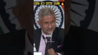 Dr S JaishankarSHUTS DOWN UK Journalist 🔥  Paarth Sharma  shorts shortsfeed viral trending [upl. by Novit]