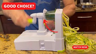 Brieftons 7Blade Spiralizer Genuine Review [upl. by Niawat]