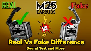 M25 Earbuds Real Vs Fake  M25 Earbuds Review  M25 Gaming Earbuds [upl. by Einwahr]