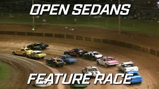 Open Sedans AMain  Archerfield Speedway  02012022 [upl. by Helbonia]