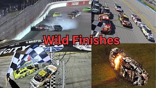 Wild Nascar Finishes [upl. by Quinn394]