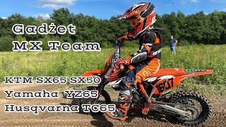 Gadżet MX Team  KTM SX65 SX50 Husqvarna TC65 Yamaha YZ65 [upl. by Alebasi143]