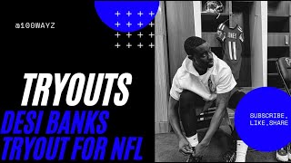 Desi Banks NFL Workout For Atlanta Falcons IAmDesiBanks 100 Wayz [upl. by Pickett]