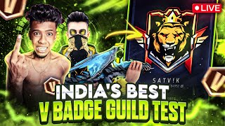 1 VS 1 V BADGE SATVIK GUILD TEST LIVE 😎👽 classyff nonstopgaming freefirelive rai ⭐ rggamer [upl. by Irac]