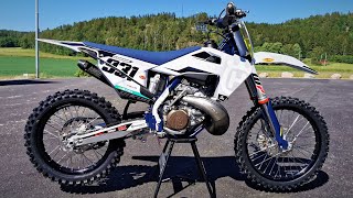 Husqvarna TC 250cc 2022  AMAZING 2 Stroke Exhaust Sound [upl. by Eileme961]