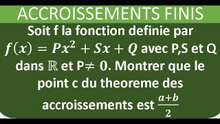 Théorème des accroissements finis exercices corrigés  ou Th de Lagrange [upl. by Assilac420]