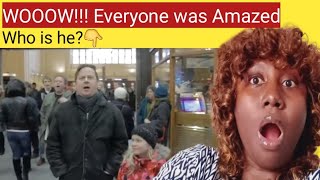 An Amazing moment in Filandia 🇫🇮 Train Station  Flashmob Finlandia Reaction [upl. by Adlei861]