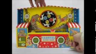 1950s Vintage Ohio Art Tin Litho Carnival Shooting Gallery [upl. by Noral355]