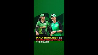 Maia Bouchier on Charlotte Edwards the coach Shorts TheHundred [upl. by Ardnaik]