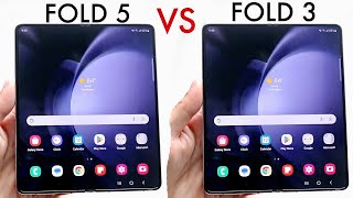 Samsung Galaxy Fold 5 Vs Samsung Galaxy Fold 3 Comparison Review [upl. by Rodriguez254]