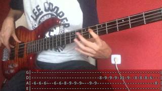 Arctic Monkeys  Settle for a Draw Bass Cover with TABS [upl. by Kcin]