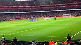 Everton At Arsenal one minute Silence Justice For The 96 [upl. by Nodyl]