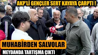 AKPli troller röportajı sabote edecekti sert kayaya çarptılar  Meydanda tartışma çıktı [upl. by Limber75]