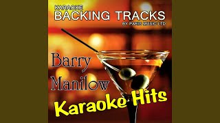 Stay  Live At the O2 Arena Originally Performed By Barry Manilow Karaoke Version [upl. by Nylorac]