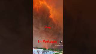 Fire in Portugal 😮shortsportugal [upl. by Takara983]