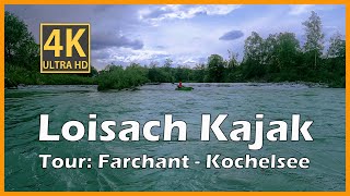 Loisach Kajak Tour von Farchant zum Kochelsee goprohero9 gumotex solar twist21 asmr [upl. by Adyl]