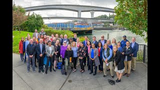 Civic leaders commemorate reopening of West Seattle Bridge [upl. by Leumek]