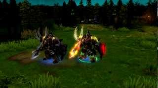 Heroes of Newerth  Quintan the Black Legionnaire With Effects [upl. by Udela]