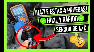 🔥 COMO PROBAR El SENSOR De PRESIÓN De AIRE ACONDICIONADO ⚡️3 PRUEBAS DEFINITIVAS Y FÁCILES⚡️ [upl. by Radek]