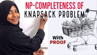 NP Completeness of Knapsack Problem [upl. by Stormy]