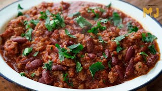 CHILI CON CARNE  La joya de la cocina texmex [upl. by Oicnedif]