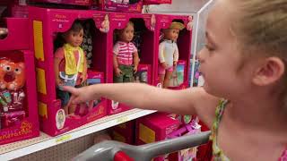 HUGE OUR GENERATION DOLL SECTION AT SUPER TARGET SHOP WITH ME  INtoyreviews [upl. by Ellehcan]