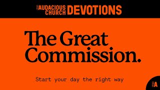 Audacious Devotions  Thursday 24th October 2024 [upl. by Bechler170]