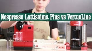 Nespresso Lattissima Plus vs Nespresso Vertuoline  Review and Comparison [upl. by Asikal]