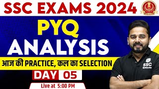 SSC Exams 2024  English PYQ Analysis 5  SSC English Previous Year Questions  Sandeep Sir English [upl. by Noside]