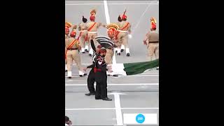 Attari Wagah Border Ceremony Beating Retreat [upl. by Fusuy]