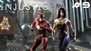 Injustice Gods Among Us PS4 Gameplay 9 The FlashWonder Woman [upl. by Mafalda372]