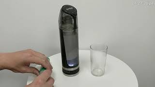 Osmio Hydrogen Bottle 500ml ORP Test [upl. by Nywg]