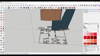 How to scale imported autocad file in sketchup [upl. by Efren878]