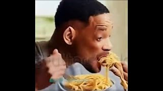 AI Will Smith eating spaghetti pasta AI footage and audio [upl. by Tayyebeb]