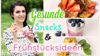 🍎 GESUNDE SNACKS  FRÜHSTÜCKSIDEEN FÜR DIE SCHULE  VaniaMakesYouFit [upl. by Pauletta66]