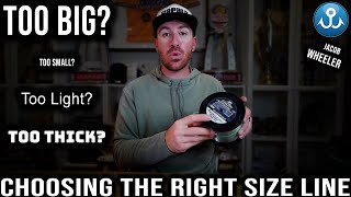 The Ultimate Guide to Choosing Line Size  Bass Fishing Hacks [upl. by Adnalro585]