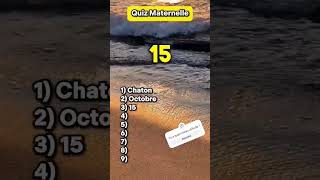 NIVEAU MATERNEL quizz maternelle school [upl. by Unity167]