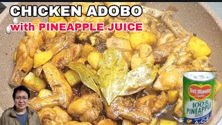 Chicken Wings Adobo with Pineapple Juice Chicken Recipe [upl. by Ppilihp]