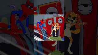 SPIDERMAN CATNAP RESCUE DOGDAY GIRL Poppy Playtime Animation shorts poppyplaytimechapter [upl. by Thatch]