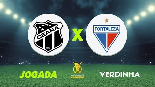 CEARÁ X FORTALEZA AO VIVO CAMPEONATO CEARENSE  06042024 [upl. by Norvin367]