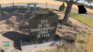 Site of the 1939 Sharecroppers Strike near Charleston Missouri [upl. by Ynohtnacram]