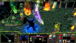 Illidan vs Tichondrius Warcraft 3 [upl. by Hilel48]