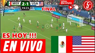 México vs Estados Unidos En Vivo Partido JUEGA MEXICO VS USA Final Liga De Naciones México TV HOY [upl. by Amador307]